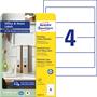 Document holder label, universal, 61x192 mm, recycled, AVERY ZWECKFORM, 40 label/pack